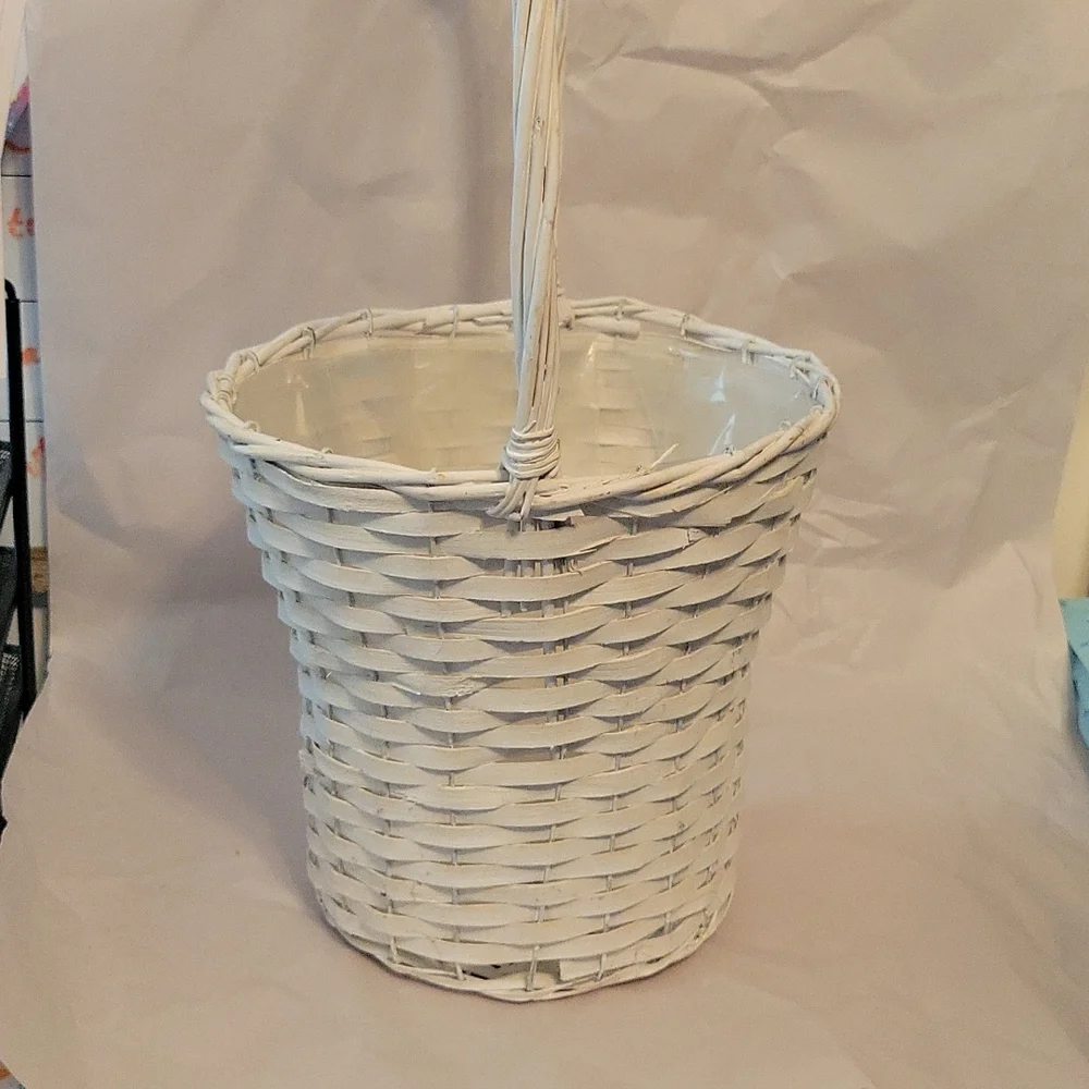 Large White Basket